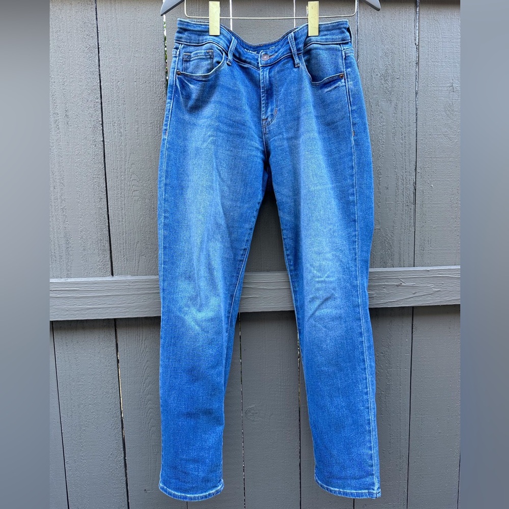 Old Navy Power Slim Straight Mid-Rise Jeans